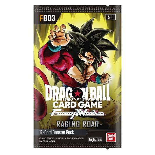 Dragon Ball Super Card Game Fusion World FB03 RAGING ROAR Booster Pack