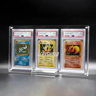 Triple PSA Graded Card Acrylic Case