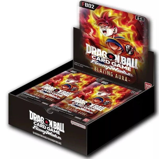 Dragon Ball Super Card Game Fusion World FB02 BLAZING AURA Booster Box