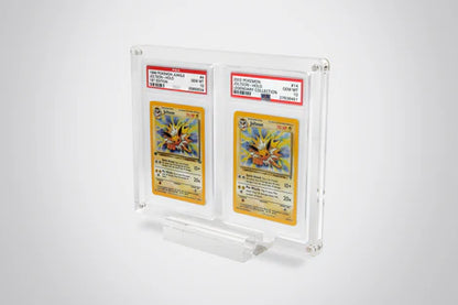 Double PSA Graded Card Acrylic Case