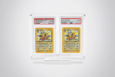 Double PSA Graded Card Acrylic Case