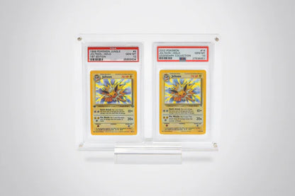 Double PSA Graded Card Acrylic Case