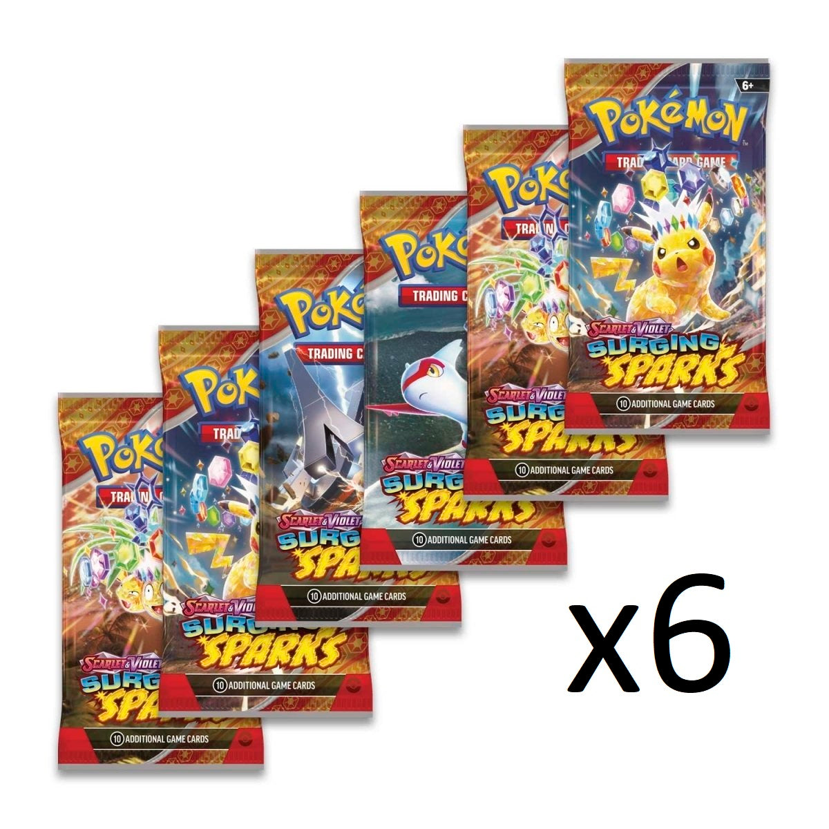 Pokemon TCG Booster Pack Bundle English Scarlet and Violet: Surging Sparks